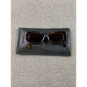 Velvet‎ Canyon Sunglasses Women Brown Zou Bisou Rectangular Logo Temple Frame